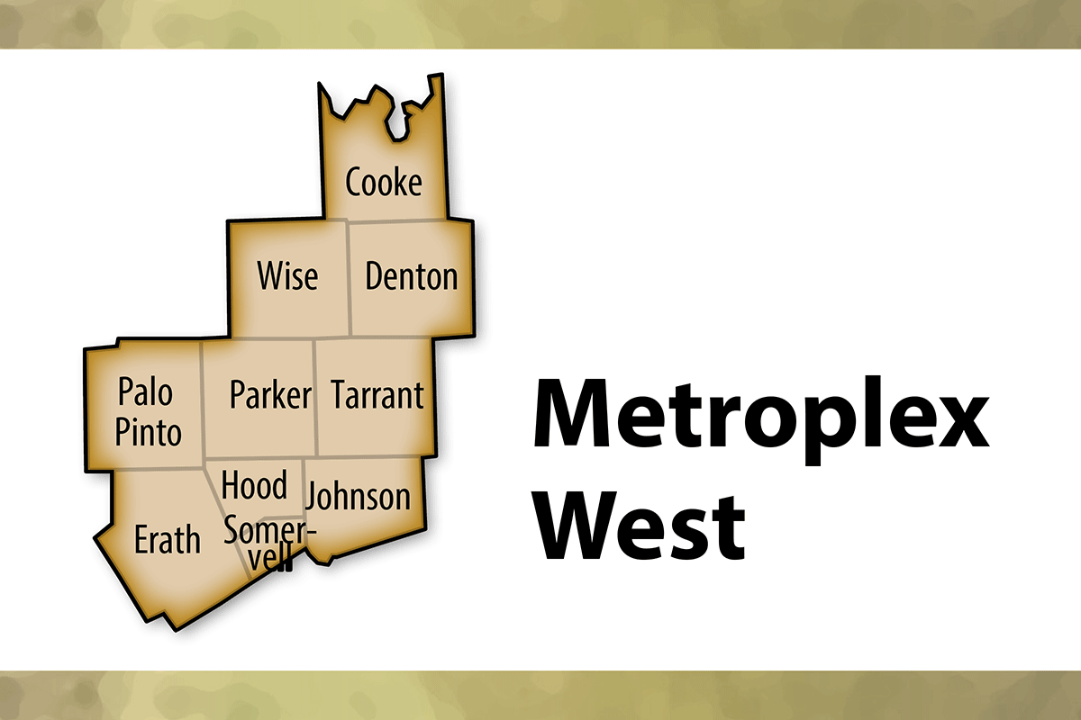 Metroplex West map, as described on the Metroplex West community area page