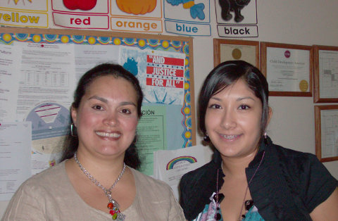 Nathalie Contreras and Christie Ayala