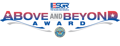 ESGR Above and Beyond Award
