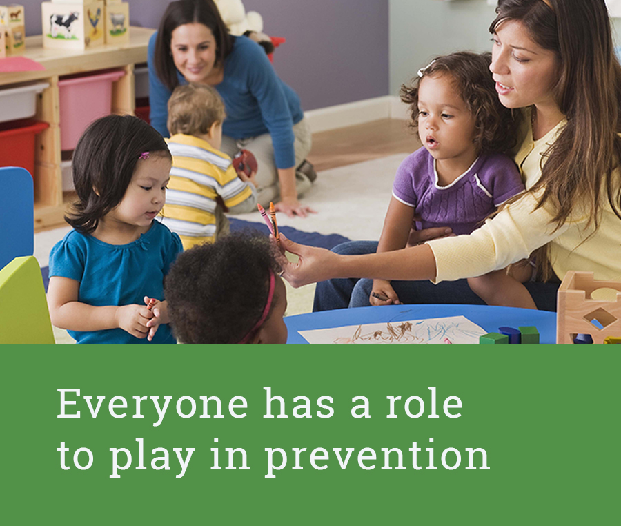 Everyone has a role to play in prevention.